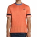 Camiseta de Manga Corta Hombre Bullpadel limar  Naranja