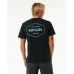 Camiseta de Manga Corta Hombre Rip Curl Stapler  Negro