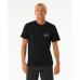 Camisola de Manga Curta Homem Rip Curl Stapler  Preto