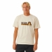 Kortærmet T-shirt til Mænd Rip Curl Surf Revival Mumma Varm hvid