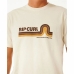 Tricou cu Mânecă Scurtă Bărbați Rip Curl Surf Revival Mumma Alb cald