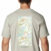 Heren-T-Shirt met Korte Mouwen Columbia Explorers Canyon™ Lichtgrijs