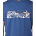 Maglia a Maniche Corte Uomo Rip Curl Paradise Land Azzurro