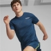 Camisola de Manga Curta Homem Puma  Run Favourite Azul escuro