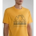 Herren Kurzarm-T-Shirt Napapijri S-Faber Gold