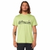 Camisola de Manga Curta Homem Rip Curl Paradise Land Verde Claro