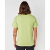 Camisola de Manga Curta Homem Rip Curl Paradise Land Verde Claro