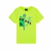 Camisola de Manga Curta Homem Champion Crewneck  Verde Claro