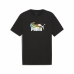 Camiseta de Manga Corta Hombre Puma  GRAPHICS Summer Negro