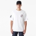 Camisola de Manga Curta Homem New Era Graphic New York Yankees Branco