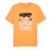 Camisola de Manga Curta Homem Puma Graphics Mountain e Clementine  Laranja