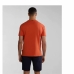 Heren-T-Shirt met Korte Mouwen Napapijri S-Bollo Ss 1 Oranje