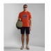 Men’s Short Sleeve T-Shirt Napapijri S-Bollo Ss 1 Orange