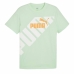 Kortærmet T-shirt til Mænd Puma POWER Graphic  Cyan