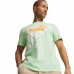 Men’s Short Sleeve T-Shirt Puma POWER Graphic  Cyan