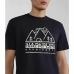 Tricou cu Mânecă Scurtă Bărbați Napapijri S-Faber Negru