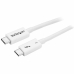 Cable Startech TBLT34MM50CW Blanco