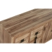 MebleTV Home ESPRIT Czarny Naturalny Jodła Drewno MDF 130 x 24 x 51 cm