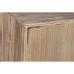 Mesita de Noche Home ESPRIT Negro Natural Madera de abeto Madera MDF 45 x 34 x 66 cm