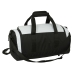 Bolso Bandolera Safta Blanco Negro 50 x 25 x 25 cm