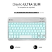 Bluetooth Tangentbord Subblim SUB-KBT-SMBL30 Multicolour Silvrig Qwerty Spanska QWERTY