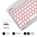 Bluetooth-Toetsenbord Subblim SUB-KBT-SMBL30 Multicolour Zilverkleurig Qwerty Spaans QWERTY