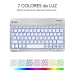 Tastiera Bluetooth Subblim SUB-KBT-SMBL30 Multicolore Argentato Qwerty in Spagnolo QWERTY