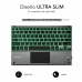 Tastatură cu Touchpad Subblim SUB-KBT-SMBT51 Gri Multicolor Qwerty Spaniolă QWERTY