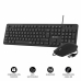 clavier et souris Subblim SUBKBC-CSSK01 Noir QWERTY