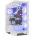 Unitate Semi-tower ATX Nox NXHUMMERGLOCKWH Alb