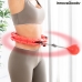 Állítható Smart Fitness karika súllyal Fittehoop InnovaGoods FITTEHOOP Piros Többszínű (Felújított A)