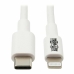 Cabo USB-C para Lightning Eaton M102-003-WH Branco 90 cm