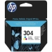 Cartucho de Tinta Original HP 304 Tricolor (25 Unidades)