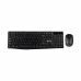 Clavier et souris sans fil NGS NGSWIRELESSSETALLUREKIT Noir