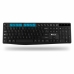 Clavier et souris sans fil NGS NGSWIRELESSSETALLUREKIT Noir