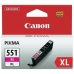 Cartuș cu Cerneală Originală Canon CLI-551XL Magenta