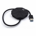 Hub USB 4 Portas Ewent EW1138 Preto