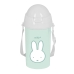 Botella con Tapa y Pajita Miffy Menta Menta PVC 500 ml