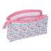 Tredubbel Carry-all Moos Flores Multicolour 22 x 12 x 3 cm