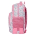 Mochila Escolar Moos Flores Multicolor 32 x 42 x 15 cm