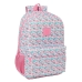 Mochila Escolar Moos Flores Multicolor 30 x 46 x 14 cm