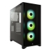 ATX Semi-toren doos Corsair iCUE 4000X RGB Zwart