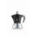 Cafetera Italiana Bialetti Moka Negro Acero Inoxidable Aluminio 200 ml 4 Tazas