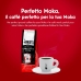 Cafetera Italiana Bialetti Moka Negro Acero Inoxidable Aluminio 200 ml 4 Tazas