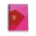 Agenda DOHE Tangram Basic Cor de Rosa A5 2024-2025