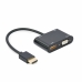 Adapter HDMI do VGA GEMBIRD A-HDMIM-HDMIFVGAF-01 (1 Sztuk)