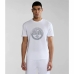 Camiseta Deportiva de Manga Corta Napapijri S-Bollo Ss 1  Blanco