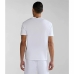 Camiseta Deportiva de Manga Corta Napapijri S-Bollo Ss 1  Blanco