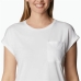 Camisola de Manga Curta Mulher Columbia Trek™  Branco