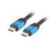 HDMI kabel Lanberg CA-HDMI-20CU-0030-BL Črna 3 m 4K Ultra HD Moški Vtič/Moški Vtič